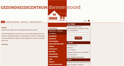 Desktop Screenshot of gzc-diemennoord.nl